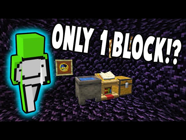 Dream Escapes Prison ONLY using 1 Block! [200 IQ] (DreamSMP)