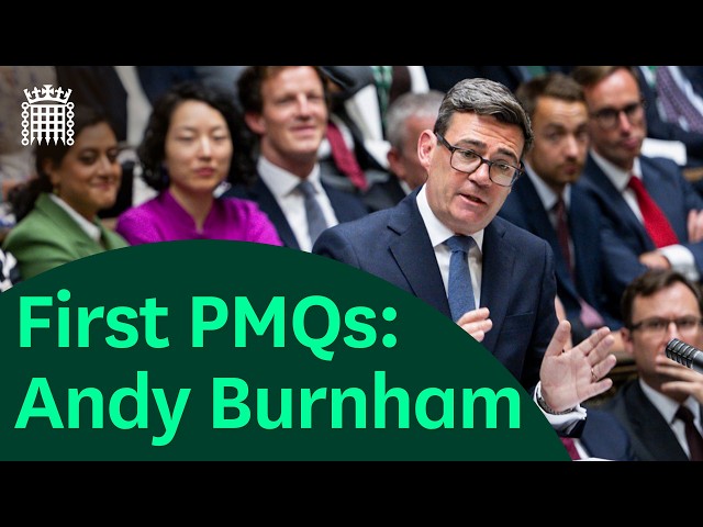 Andy Burnham's first Prime Minister's Questions: 2 September 2026