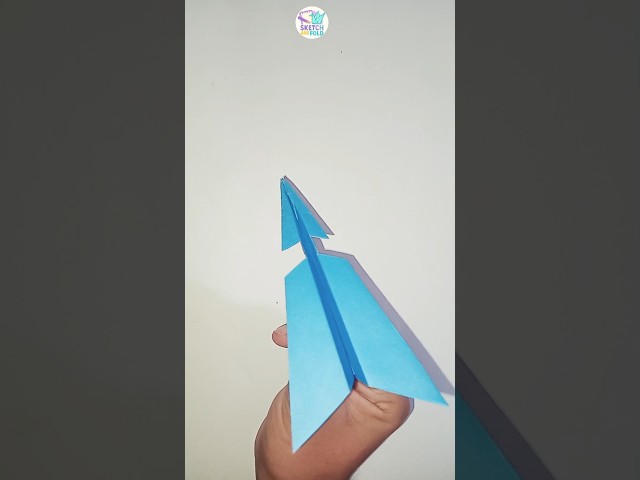 Diy Origami Jet Plane Tutorial #shorts #ytshorts #sketchandfold #origamiplane
