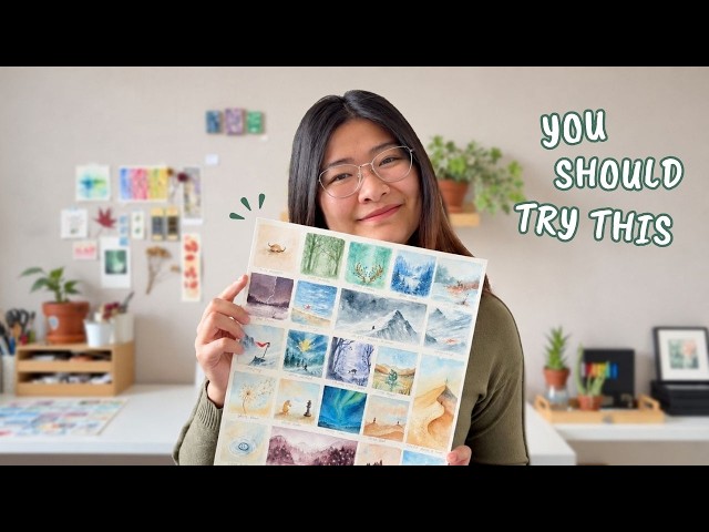 This Tiny Art Challenge Changed My Life ✧ Inktober in Watercolor