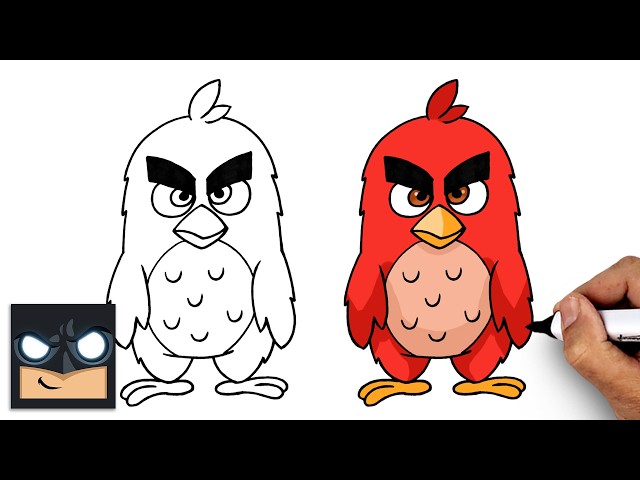 How to Draw Red | Angry Birds