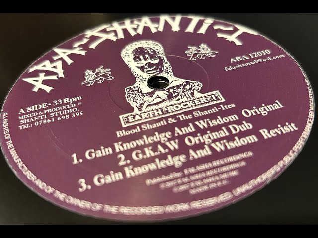 Aba Shanti I-12"-Gain Knowledge And Wisdom Ep / Blood Shanti & The Shanti Ites