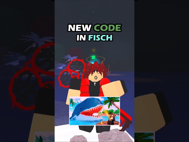 NEW CODE IN FISCH... (REDEEM NOW) #fisch #roblox #shorts