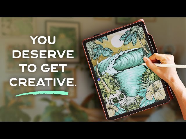 Creative Block, Finding Inspiration & Making Art a Priority (chill draw with me)