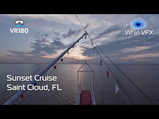 VR180 8K | Sunset Cruise Highlights | 3D Paddleboat Experience | Old Florida Riverboat Company
