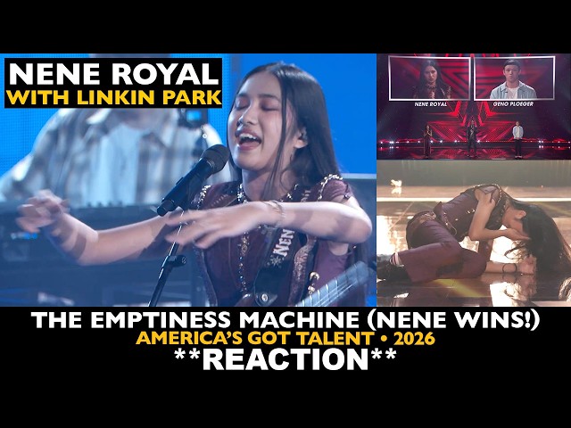 Musicians REACT to Nene Royal and Linkin Park: The Emptiness Machine (2026) AGT (NENE WINS!)