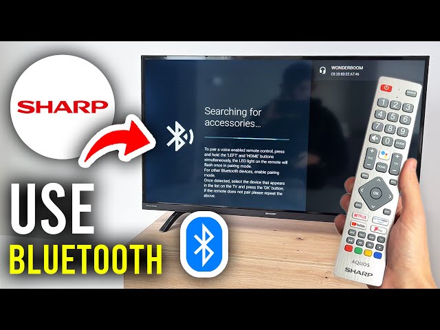 How To Connect & Use Bluetooth On Sharp TV - Step By Gtep