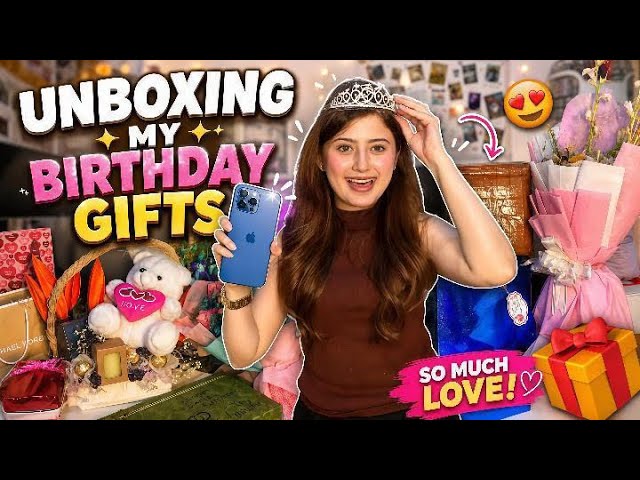 Birthday Gifts Unboxing🤩🎁 | Arishfa Khan