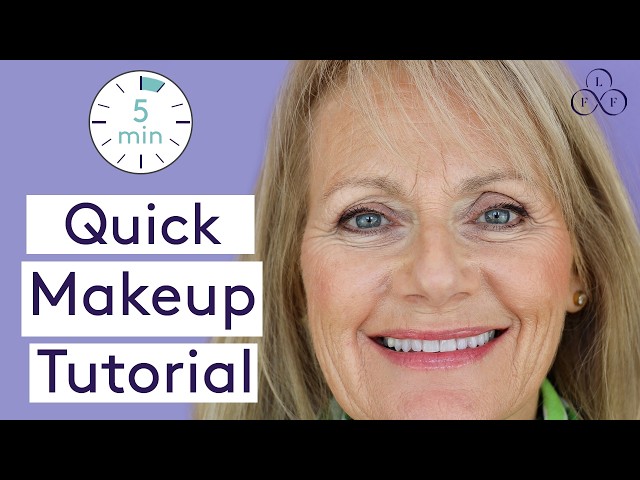 Easy Makeup for Mature Skin | Quick 5-Minute Makeup Tutorial for Older Women