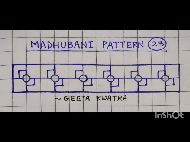 Madhubani Pattern Drawing Tutorial: Easy Step-by-Step Guide@geetakwatra699