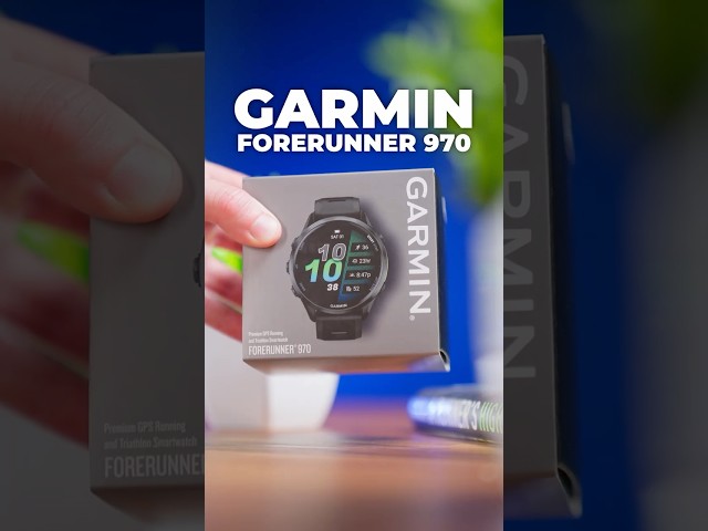 Garmin Forerunner 970 Running Watch Unboxing