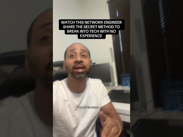 YOU DONT NEED EXPERIENCE YOU NEED A METHOD! #ccna#networking #techcareer#beginner