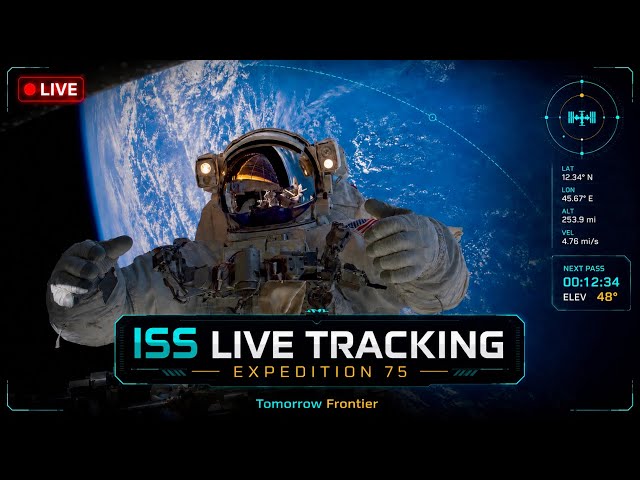 🔴 LIVE - International Space Station Real-Time Tracking | NASA Live Earth Views & Orbital Data 2026