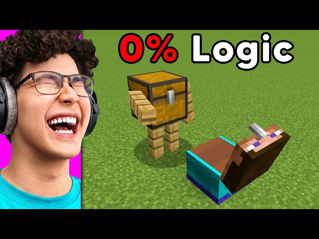 Minecraft on 0.001% Logic (Funny)