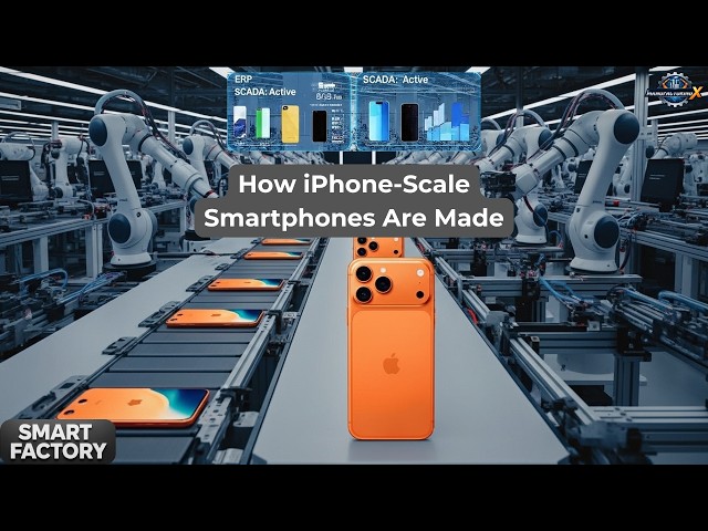 How iPhone-Scale Smartphones Are Made in a Smart Factory | Full Manufacturing Process