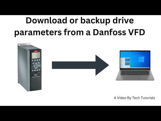 How to download Danfoss VFD Parameters with MCT 10 Software