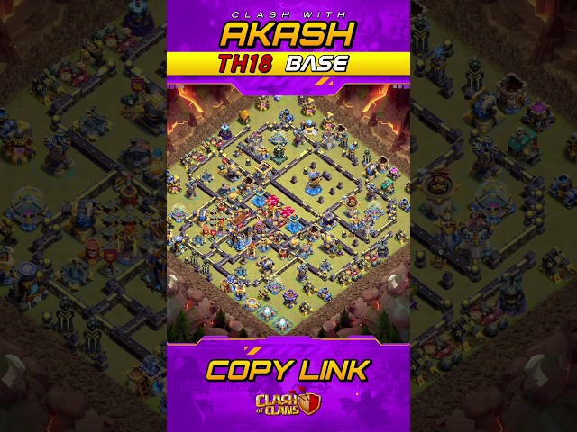 🚨 Impossible to 3 Star! TH18 Anti 2 Star Base 2026 💀 War/Cwl/Legend Base Link Clash of Clans 🔥
