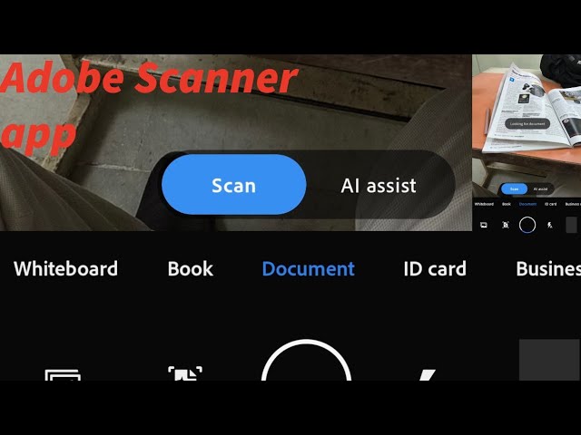 How to scan docs using Adobe Scanner. 