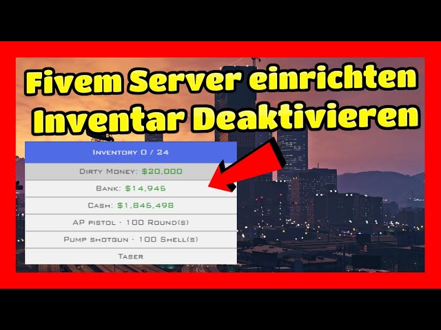 Setting up a Fivem server #9 Deactivating the old inventory