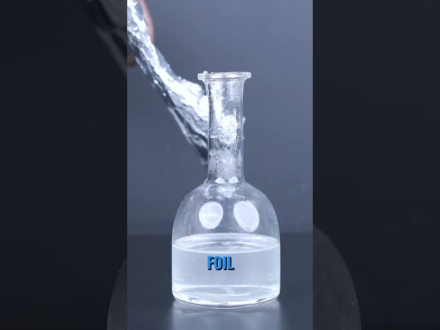 NaOH Did WHAT to Metal?! #chemicalreaction