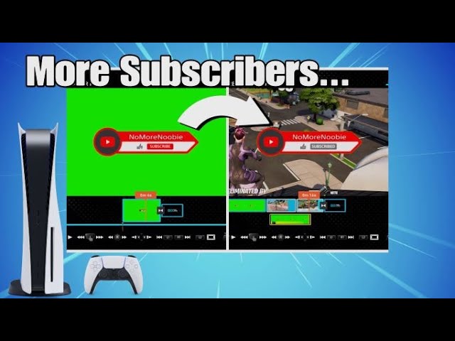How to Add SUBSCRIBE Animation on PS5 - MORE SUBS🚀
