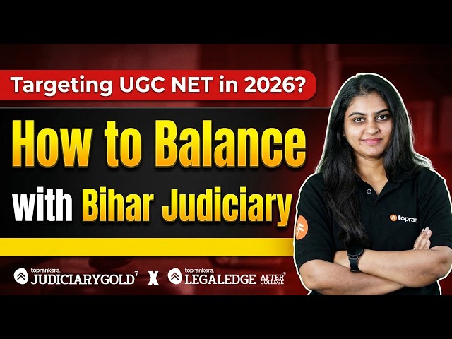How to Prepare UGC NET + Bihar Judiciary Together? 🔥 This ONE Strategy Will Help You Crack BOTH 🎯✔