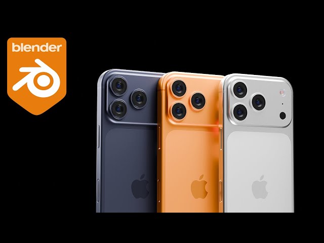 Blender Hard Surface Modeling Tutorial - iPhone 17