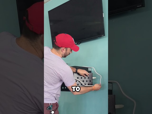 Installing a hanging charging station for Chromebooks & more! #techsupport #chromebook #itsolutions