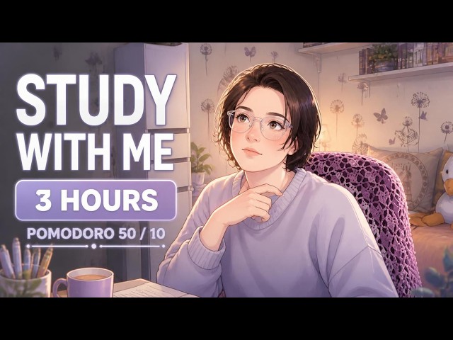 4 HOURS STUDY WITH ME  / 같이 한국어를 공부할 시간 | real live talking and sound / Pomodoro  50/10 / [26.09.22]