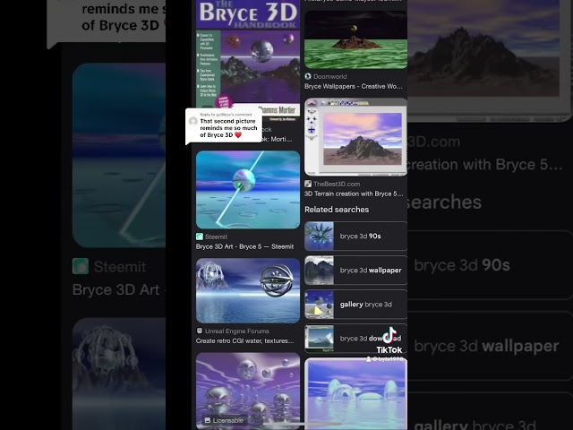 Bryce 3D images