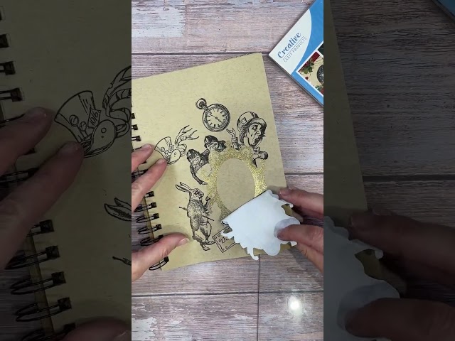 Journal Page Idea with Alice in Wonderland! 🐇 🎩 🍵  #aliceinjournalland #curiousjournal