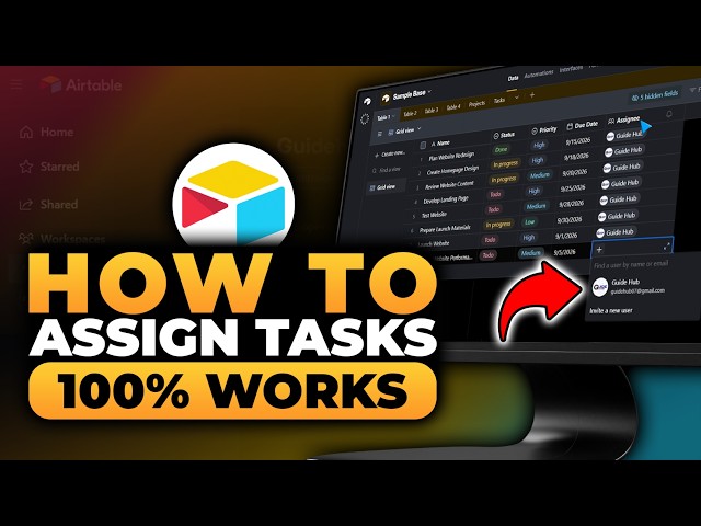 How To Assign Tasks in Airtable (𝟮𝟬𝟮𝟲) | 100% WORKS | NO Yapping, To The Point! | FAST & EASY