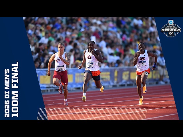Men's 100m final - 2026 NCAA outdoor track and field championships
