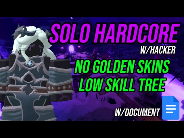 TDS EASY SOLO HARDCORE WITH HACKER NO GOLDEN SKINS