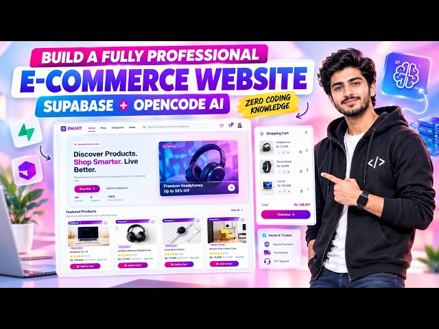 🔥 Build an E-Commerce Website with AI — ZERO CODING!