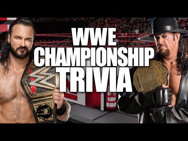 WWE TRIVIA | World Wrestling Entertainment Titles Quiz | Wrestling with Trivia 14