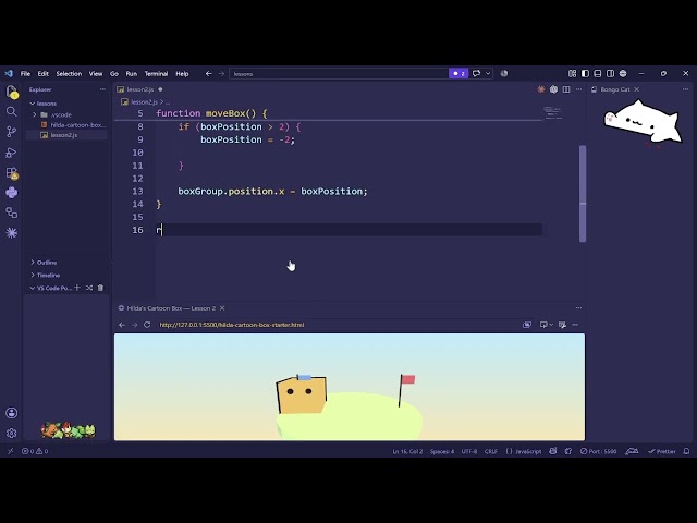 JavaScript for Kids #02: Send the 3D Box Home | If Statements