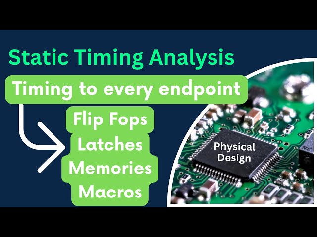 PD Topic #12: Introduction to Static Timing Analysis | Ensuring Setup & Hold Time at Endpoints