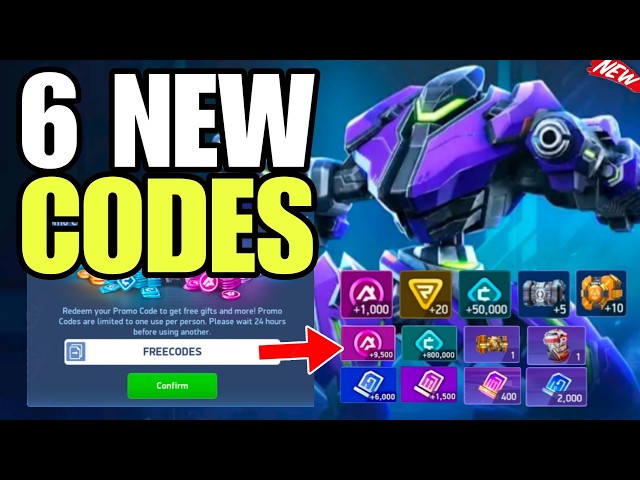 *NEW* MECH ARENA PROMO CODES IN 2026 | ALL WORKING CODES IN MECH ARENA UPDATE