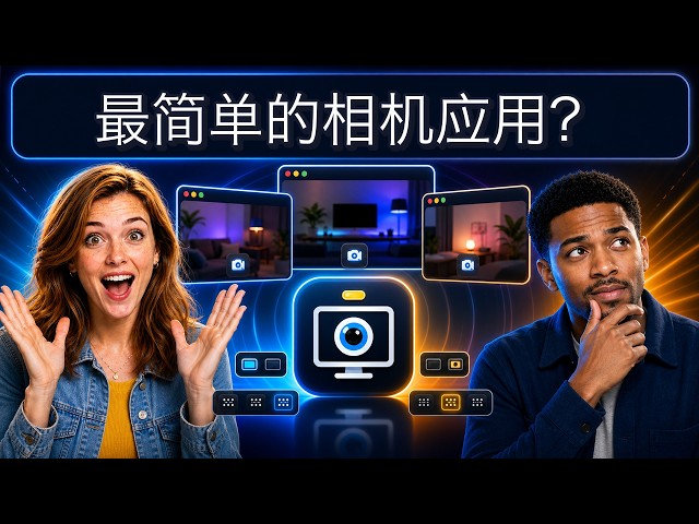 Simple Camera App 教程 - 发现摄像头、分辨率和多摄像头视图