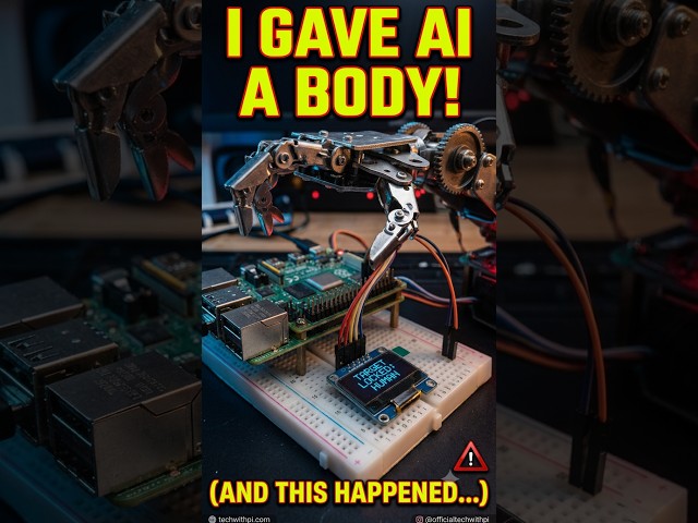 What Happens When AI Controls Robot? ​#raspberrypi #artificialintelligence #robotics #diyelectronics