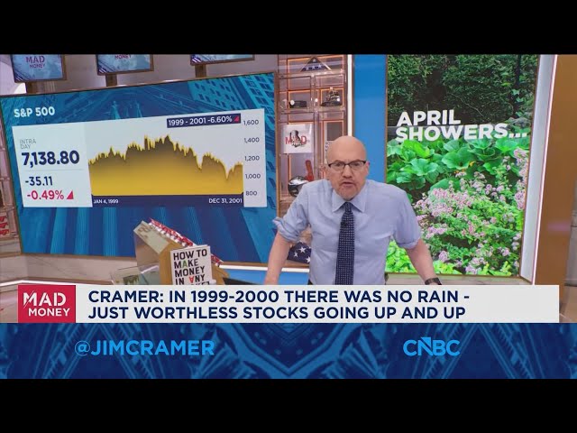 Jim Cramer explains why market sell-offs are like rain