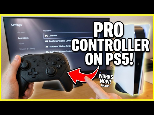 How To Connect Nintendo Switch Pro Controller To Playstation 5