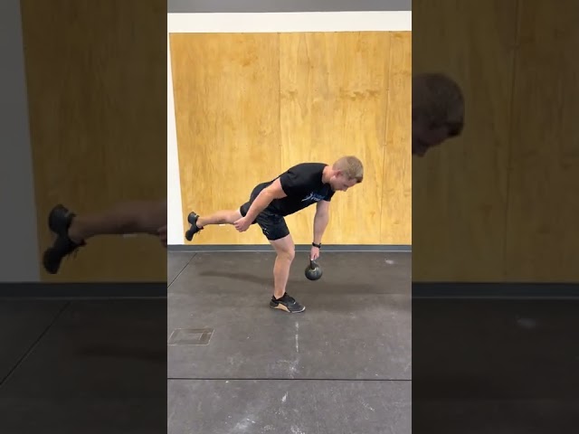 Single Leg Kettlebell Romanian Deadlift (RDL)