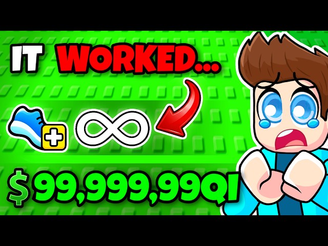 I GOT INFINITE SPEED IN ROBLOX STEAL AN EGG !!