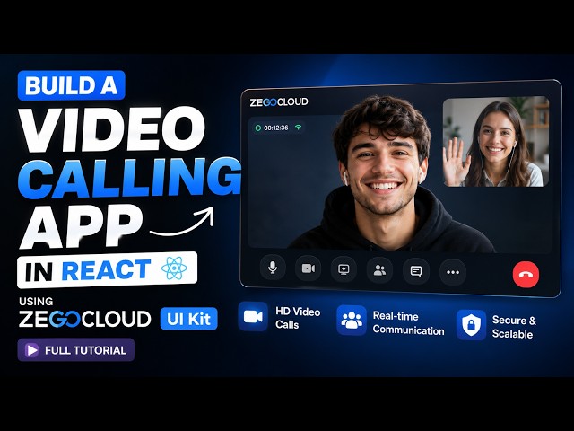 Build a Video Calling App in React using ZEGOCLOUD UI Kit | Full Tutorial