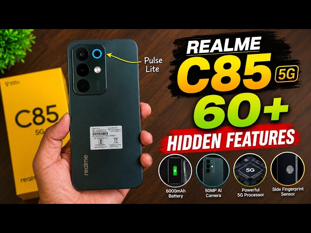 🔥 Realme C85 5G Tips & Tricks | 60+ Hidden Features (2026) | Hindi😱👈