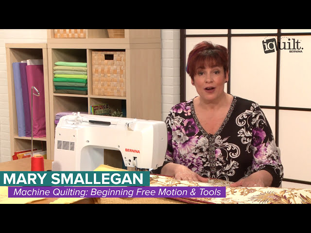 Machine Quilting: Beginning Free Motion & Tools iquilt Course