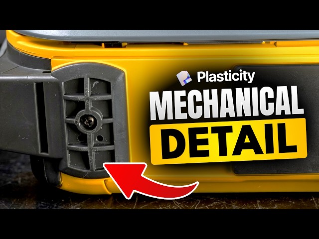 How To 3D Model Real-World Mechanical Parts? (Plasticity Tutorial)