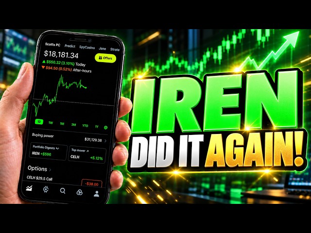 IREN Pushed My Portfolio to ANOTHER ALL-TIME HIGH! $20K Is Getting Close